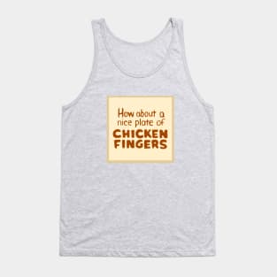 Luke's Diner - How About a Nice Plate of Chicken Fingers Tank Top